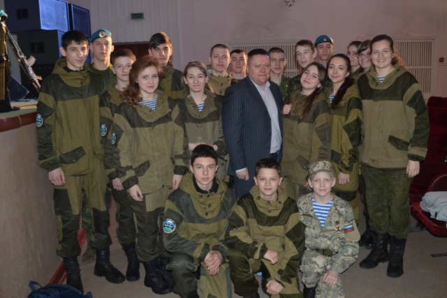Фотография на память после концерта «Шаг в вечность…» 